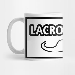 Lacrosse dad , Gift for Lacrosse players With Mustache Mug